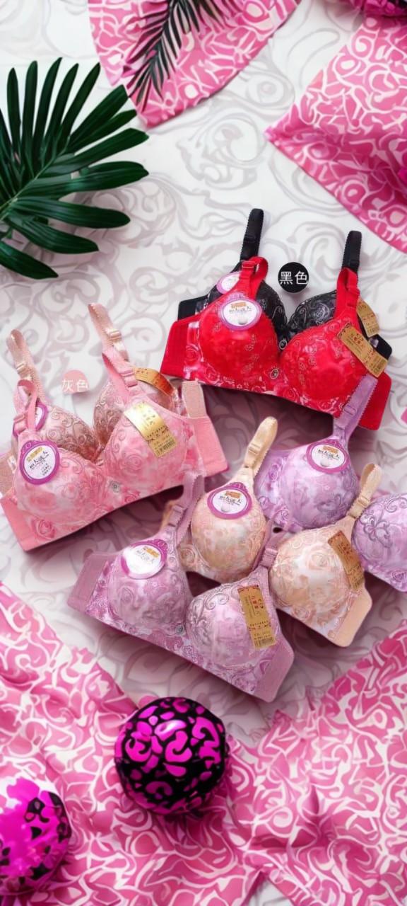 Double Padded Embroided Fancy Bras for Women