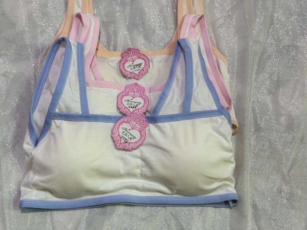 Light Padded Cotton Sports Bra for Teen Girls β Wireless & Breathable