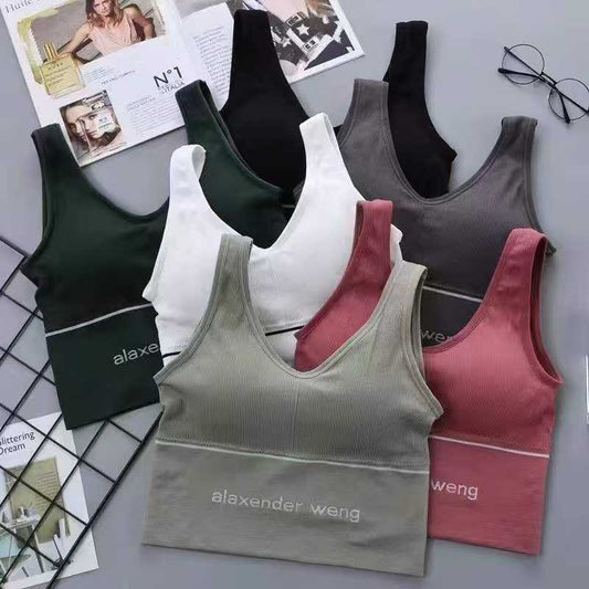 U shape Light padded sports bra