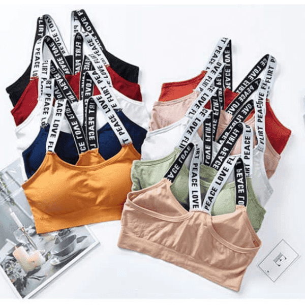 Silken CROSS BUY LETTER STRAPS REMOVABLE PADDED SPORTS BRA
