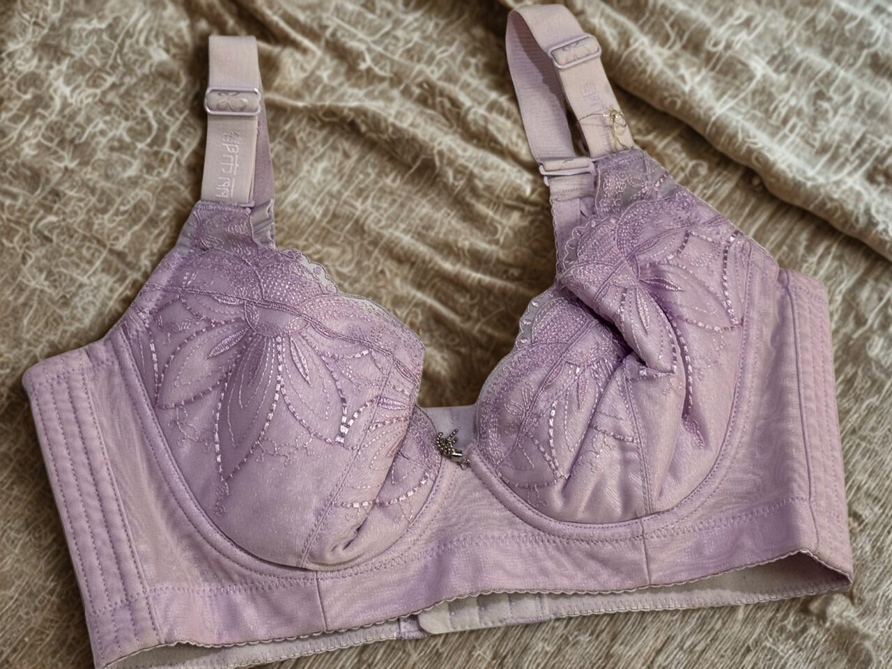 Sexy Lace Underwire Bow Push-Up Bra – Nylon/Spandex Bralette