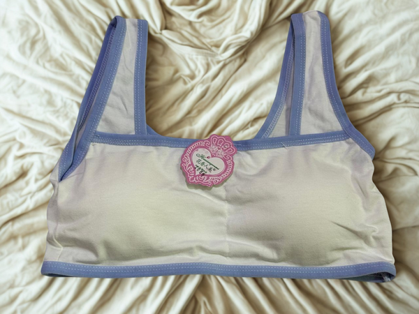 Light Padded Cotton Sports Bra for Teen Girls – Wireless & Breathable