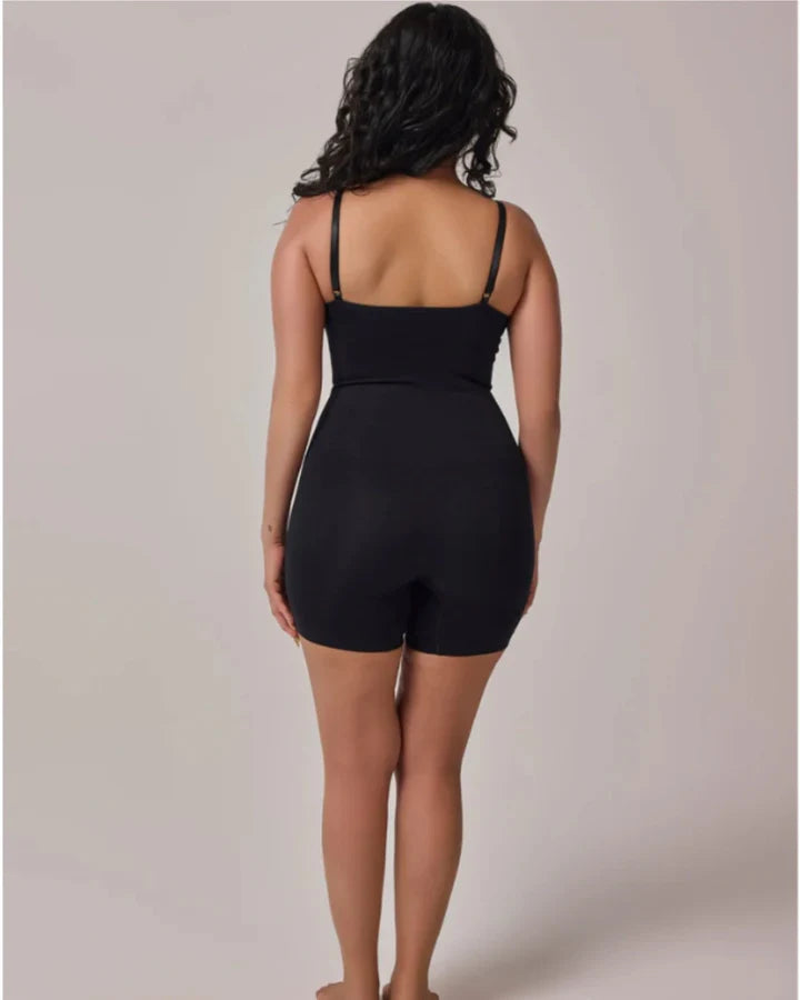 Women’s Full Body Shaper Bodysuit – Tummy & Thigh Control – XL–XXL