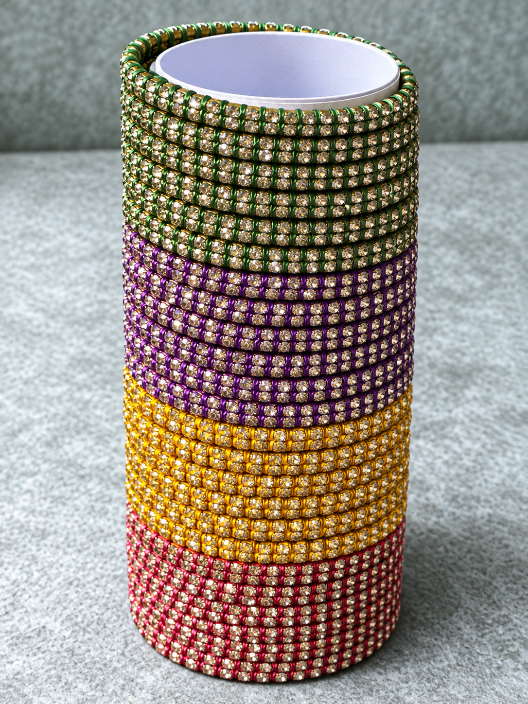 Kids Bangles Set – Pack of 4 | Sparkling Crystal Bangles