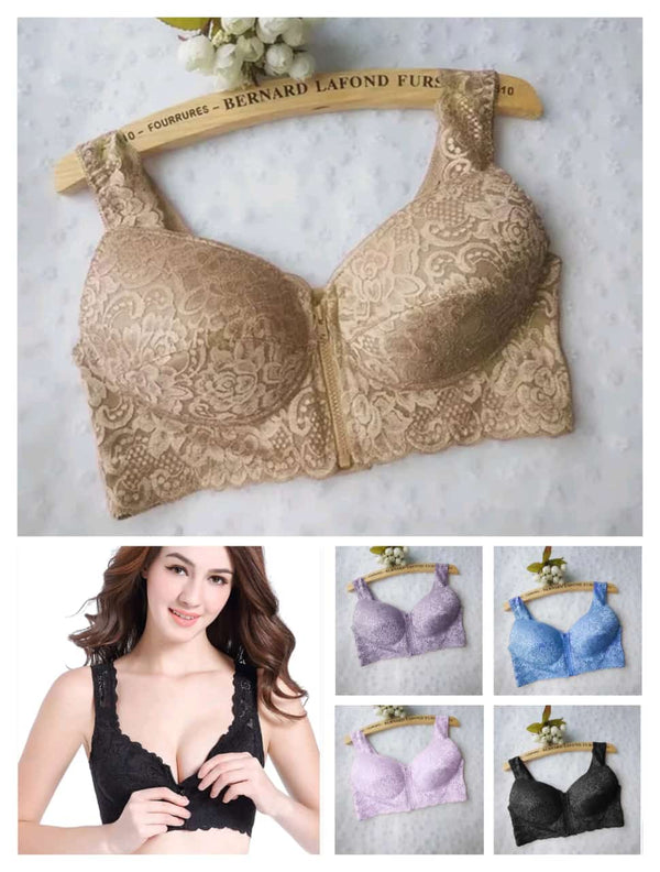 Front Open Zip Bra – Comfortable, Easy Access, Wire-Free Support | Silken Intimate Fashion