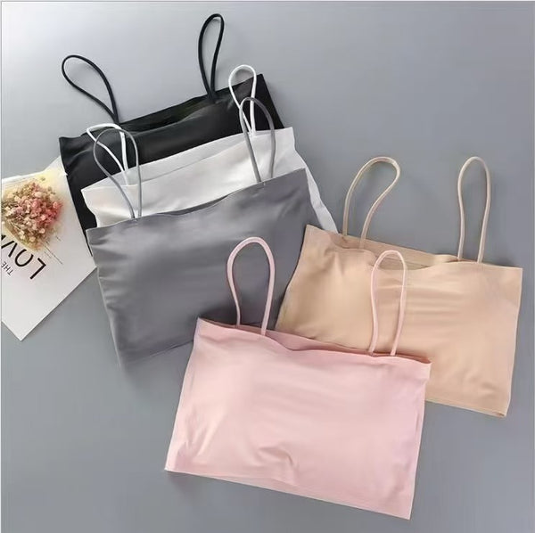 Silken Free‑Size Light Padded Bra – Soft Foam, Removable Pads & Adjustable Straps