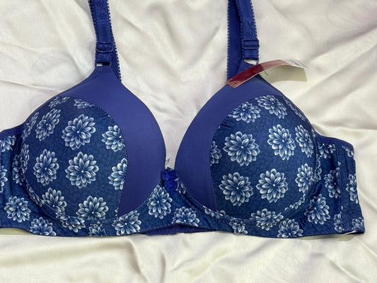Plus size Printed Single padded Bras Cup D