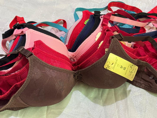 Economy Price Multi Colors Single Padded bras for women