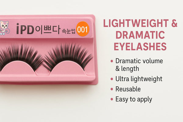 IPD Eyelash Style 001 – Lightweight & Dramatic Volume Lashes