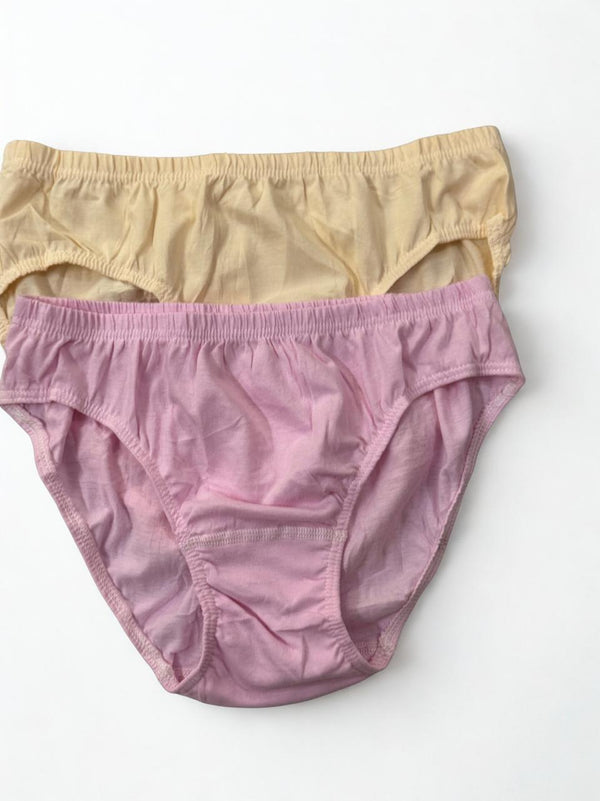 Pack of 2 Cotton Underwear for Women – Skin & Pink | Small to Medium Fit