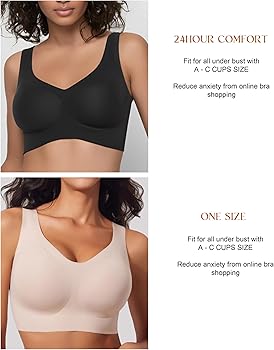 Pack of 2 Seamless Comfort Bras for Women | Free Size | Everyday Wear