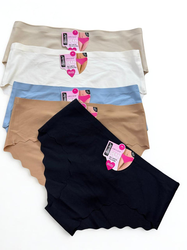 Pack of 2 Seamless Invisible Panties – No Line Laser Cut Underwear (S–XXL)