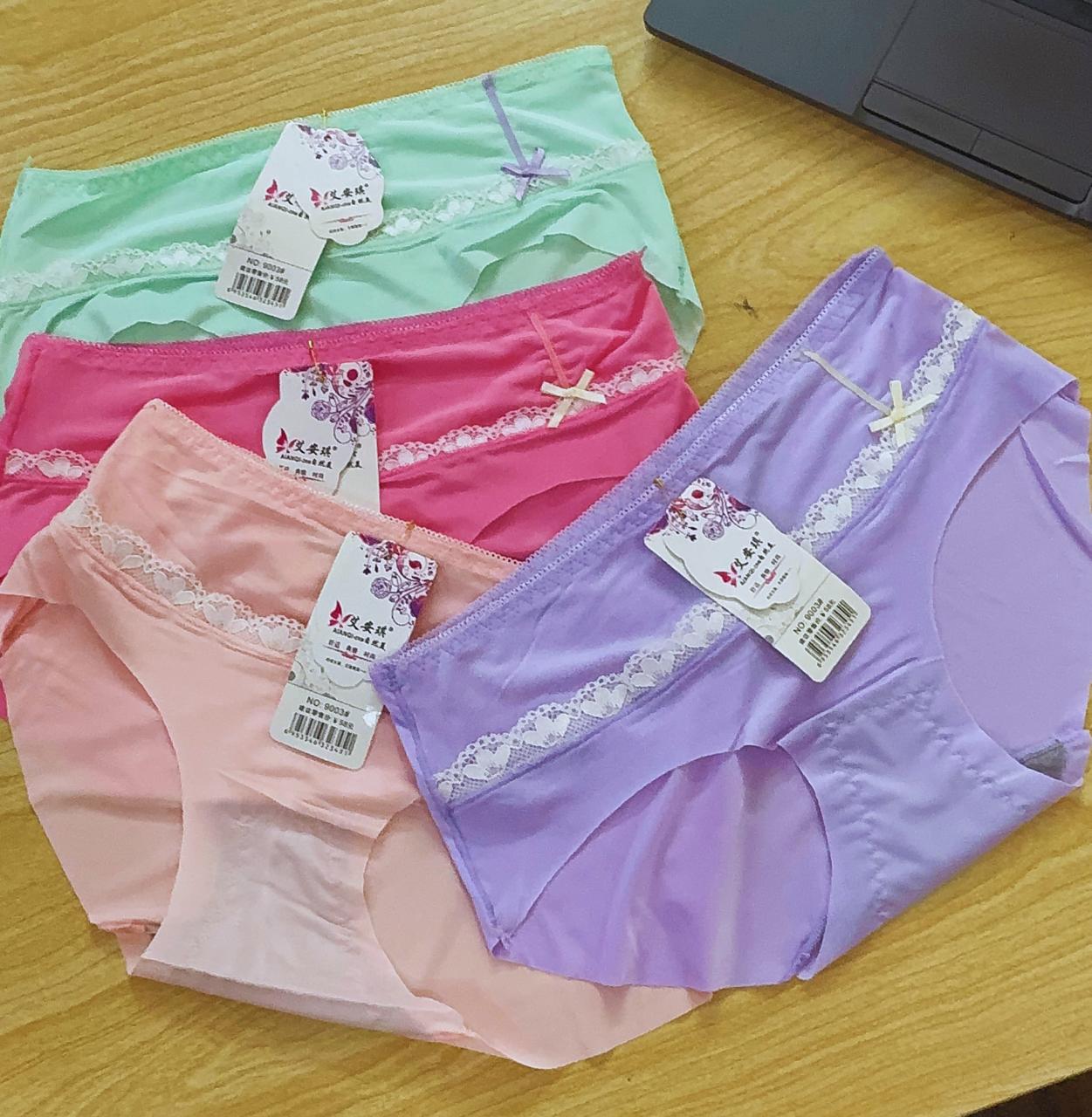 Pack of 3 Teen Girls Panties Set Pakistan | Soft Stretch Free Size Panties