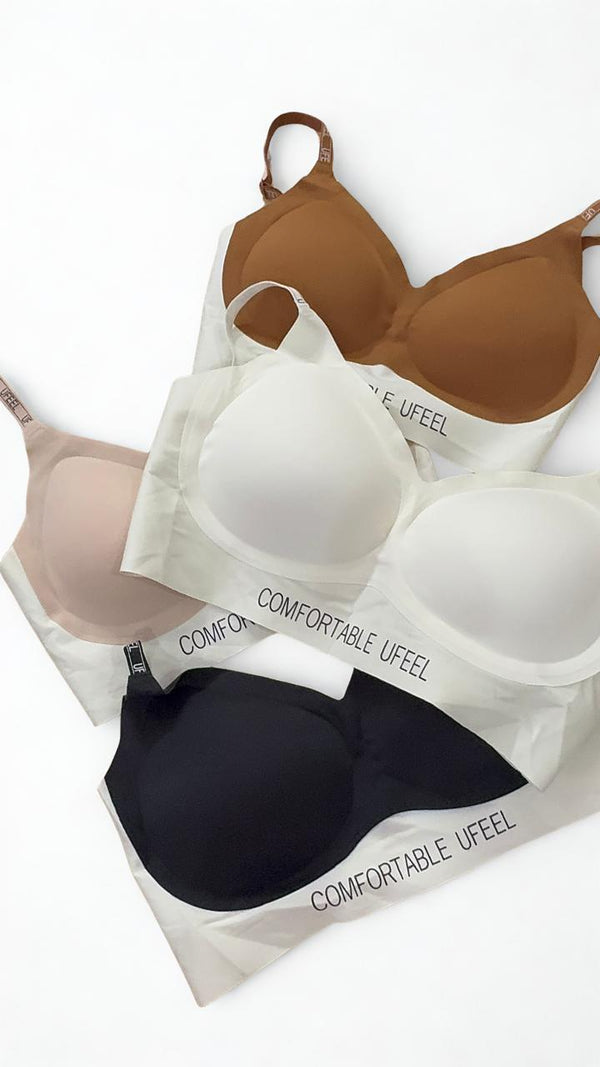 Silken Seamless Soft Padded Wireless Bra for Women – Medium to XXL