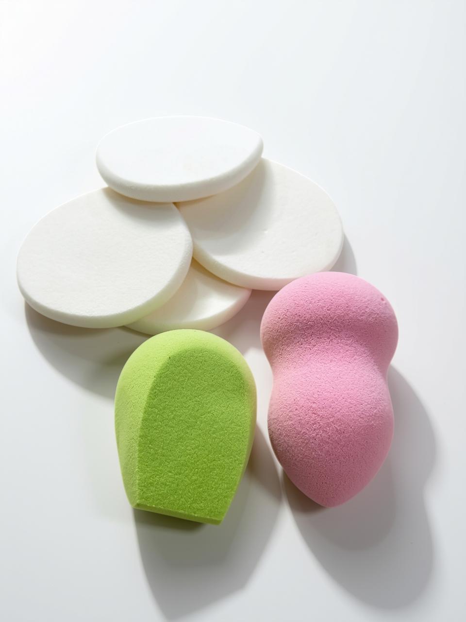 Makeup Sponge & Beauty Blender Set – Multi Shape Makeup Puffs