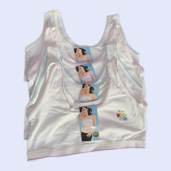 Teenage Girls Training Bra – Free Size, Light & Breathable for Growing Bodies