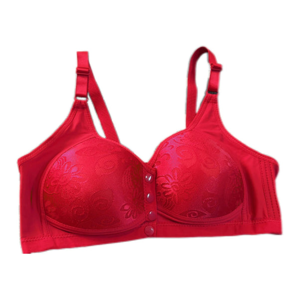 Front‑Open Padded Nursing Bra – Wireless, Soft Support & Easy Feed Access