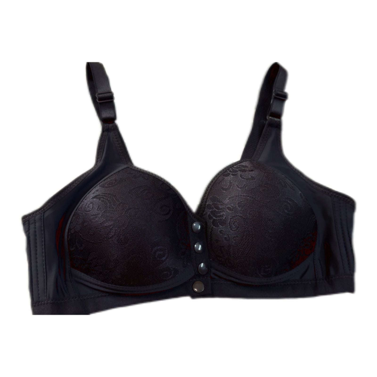 Front‑Open Padded Nursing Bra – Wireless, Soft Support & Easy Feed Access