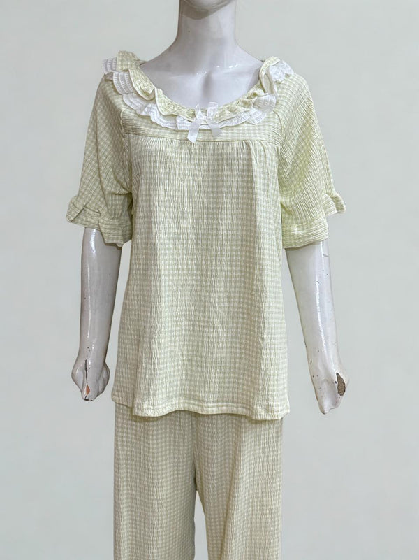 Soft Floral PJ Set – Wrinkle-Free | XL & XXL