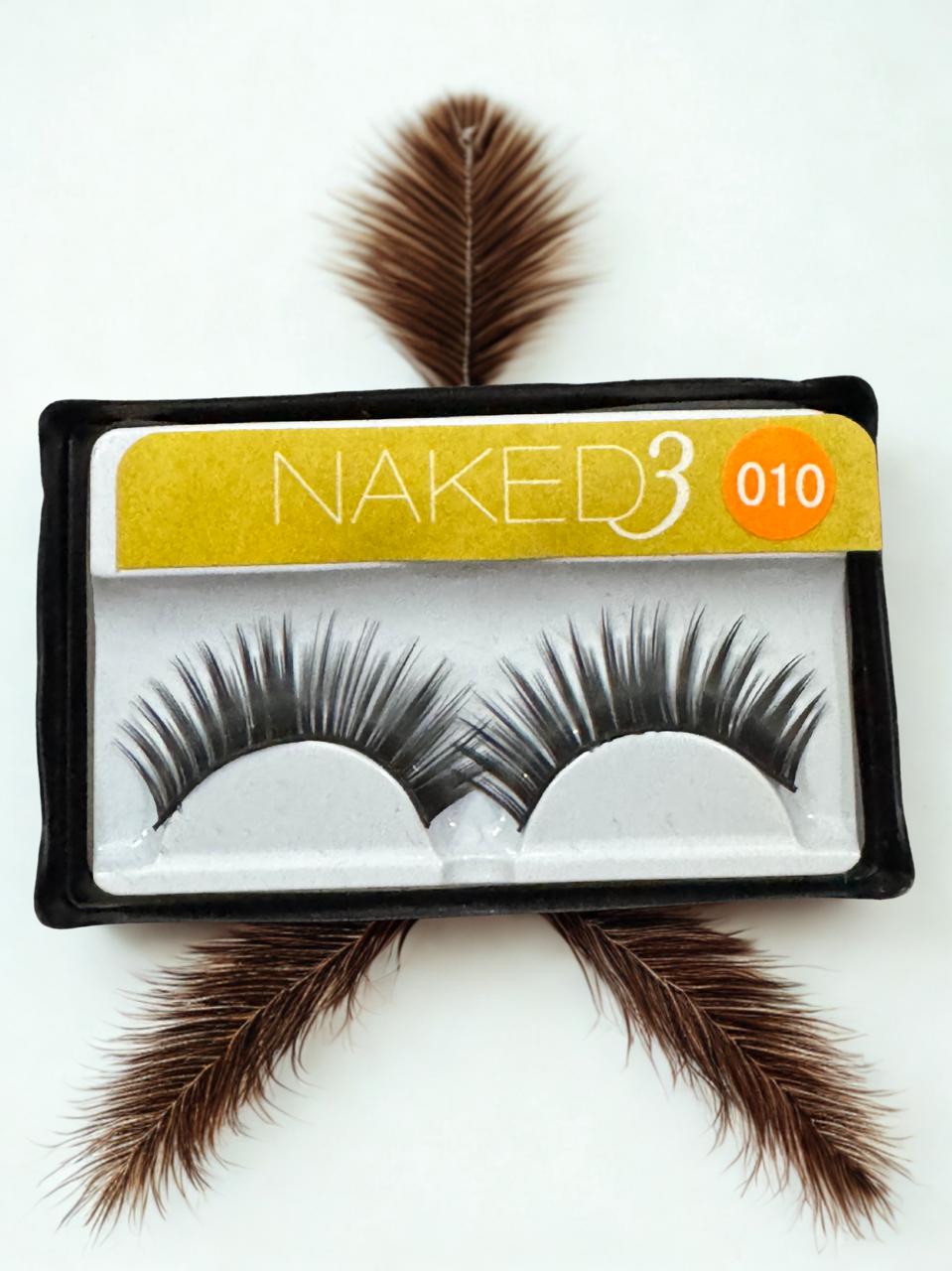 NAKED3 010 Natural Volume Eyelashes – Bold Definition & Lightweight Fit