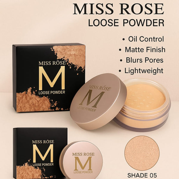 Miss Rôse Professional Loose Setting Powder – Shade 05