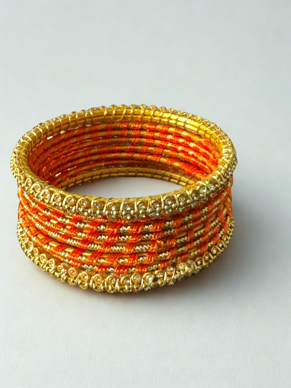Handmade Silk Thread Bangles Set – Traditional & Elegant Jewelry