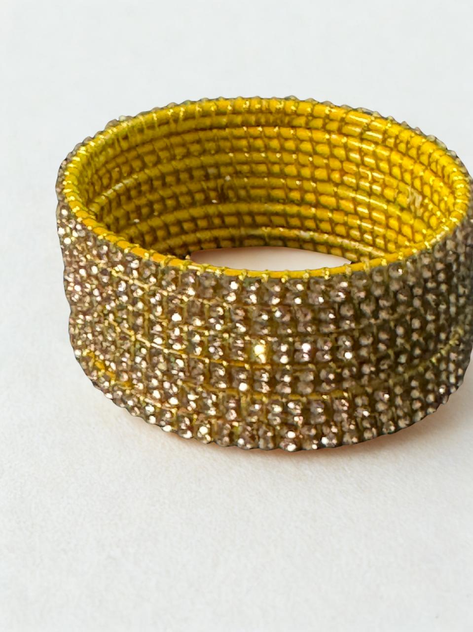 Women’s Crystal Studded Bangles – 7 Colors | Size Swa Du