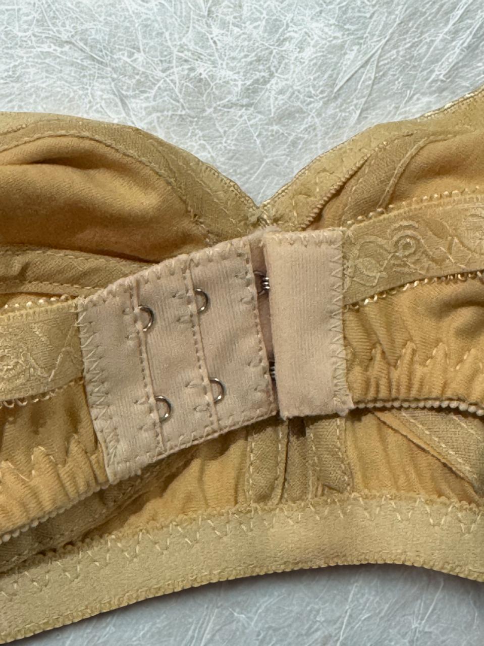 Jersey Full Coverage Non-Wired Bra – Golden Beige | Sizes 32–42 B Cup