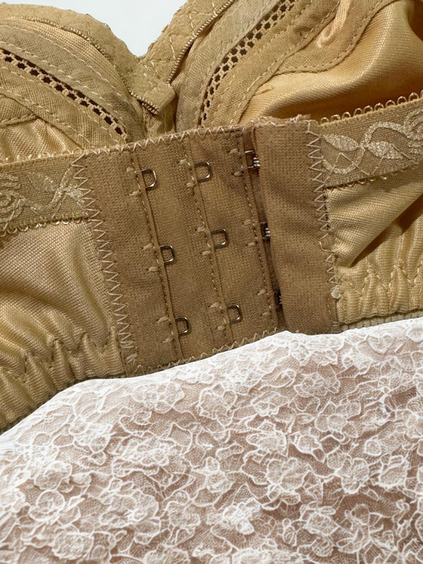 Classic Full Coverage Non-Wired Bra – Golden Beige | Jersey Fabric | Sizes 32–50 B-C Cup