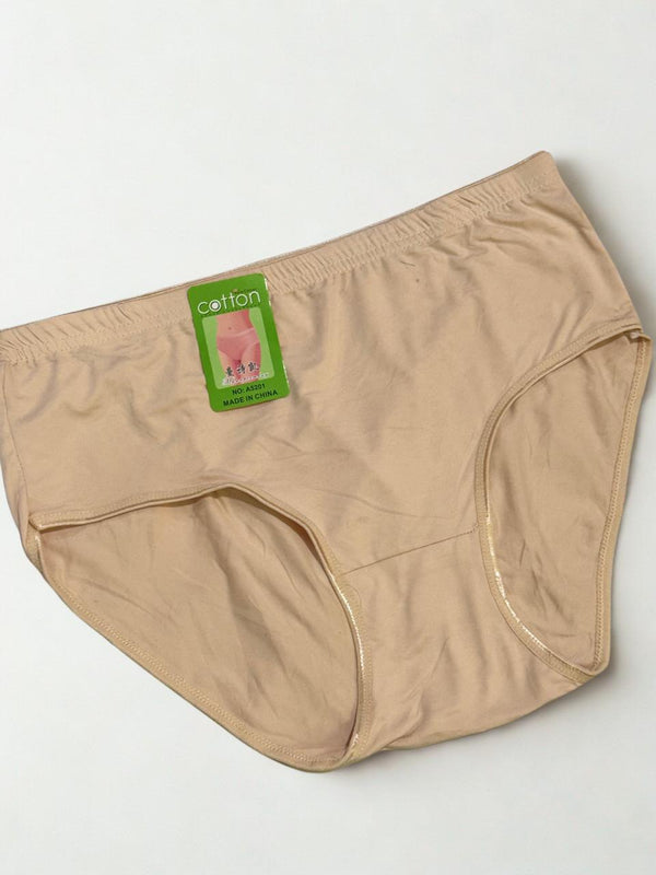 Pack of 2 Seamless Women’s Panties – Nylon Blend, Soft & Stretchable Underwear (Random Colors)