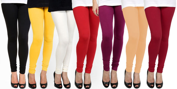 Women’s Cotton Stretchable Tights – Multi Colors Leggings for Daily Wear