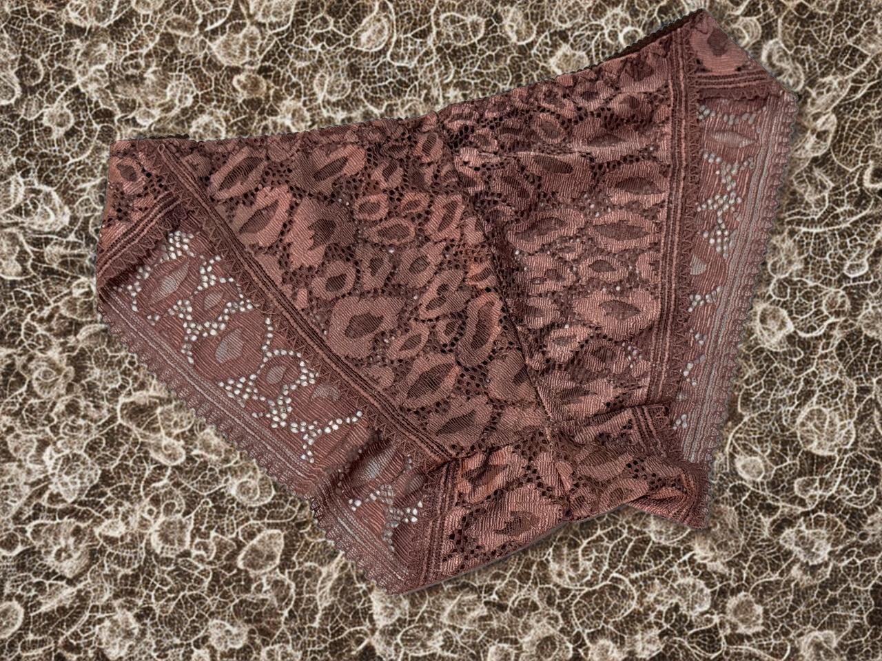 Women’s Lace Panties – Soft Stretchable Briefs – Multiple Colors (Small to Medium)