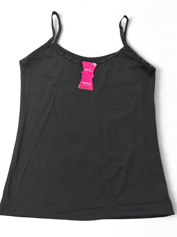 Women’s Cotton Spaghetti Strap Camisole – Slim Fit Tank Top for Daily Wear