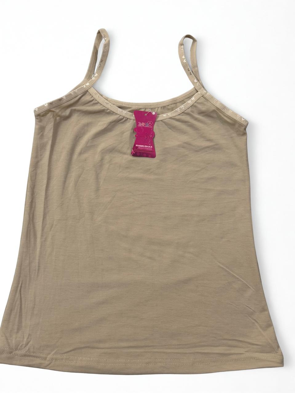 Women’s Cotton Spaghetti Strap Camisole – Slim Fit Tank Top for Daily Wear