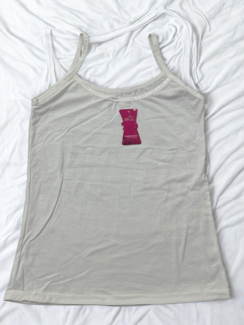 Women’s Cotton Spaghetti Strap Camisole – Slim Fit Tank Top for Daily Wear