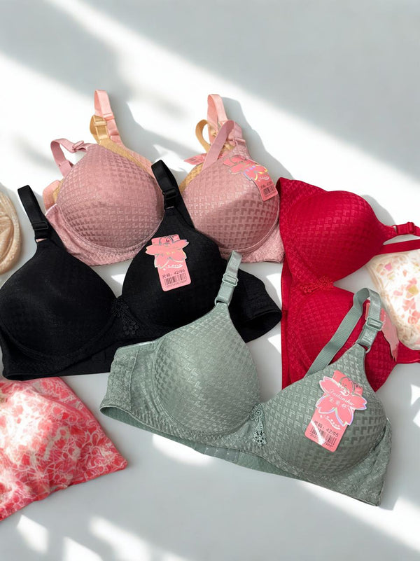 Silky Soft fabric | Single Padded Bras – Sizes 36–42 | Cup B & C