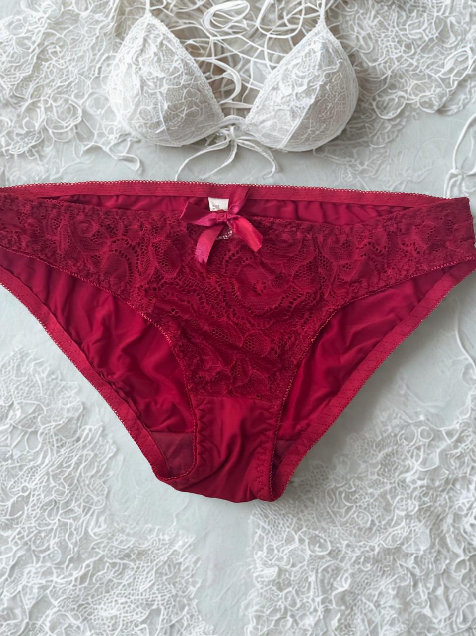 Bridal Lace Push-Up Bra & Panty Set – Maroon Color | Double Padded Ring Bra | Sizes 32B–38B | Luxury Wedding Lingerie