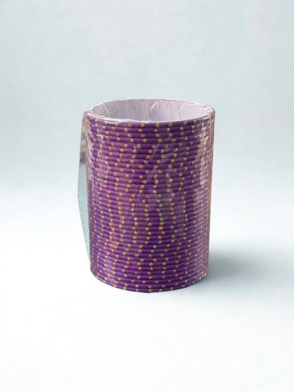 Metal Ladies Bangles Set – Non Breakable Colorful Chooriyan | Size 2.0, 2.25, 2.5