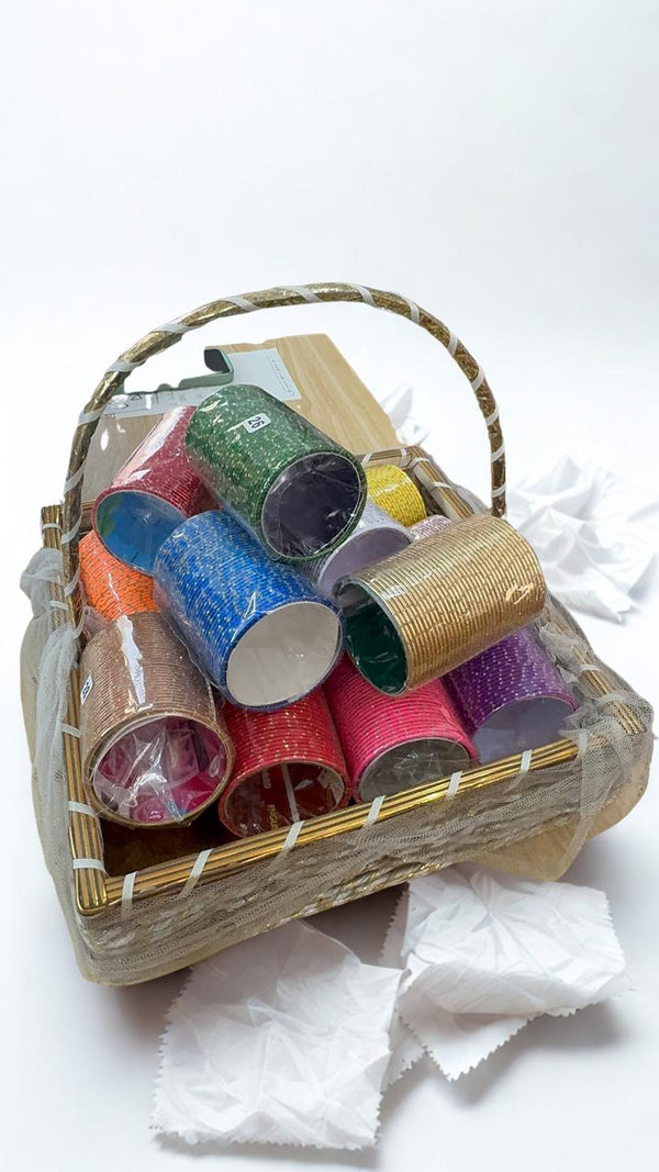 Metal Ladies Bangles Set – Non Breakable Colorful Chooriyan | Size 2.0, 2.25, 2.5