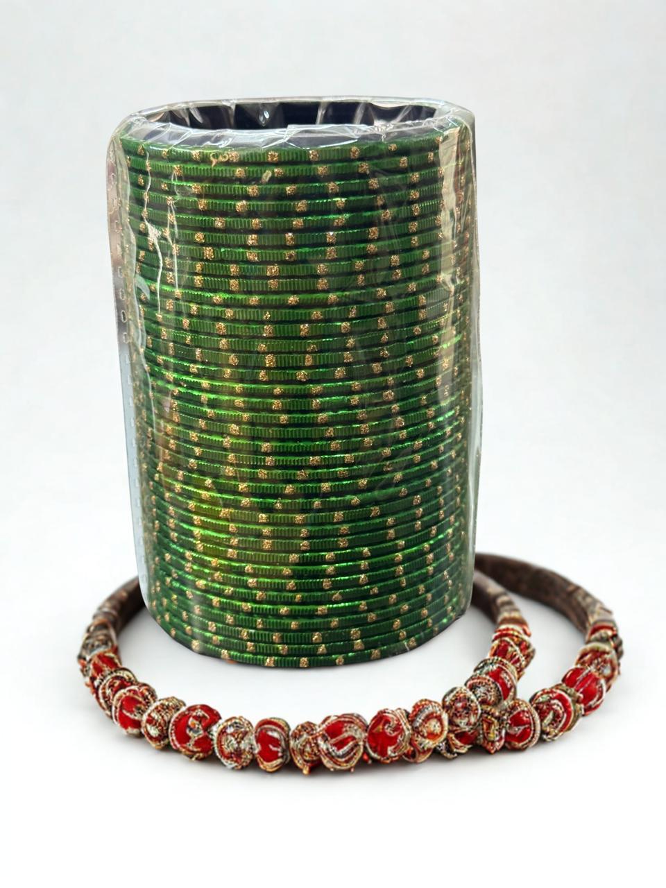 Metal Ladies Bangles Set – Non Breakable Colorful Chooriyan | Size 2.0, 2.25, 2.5