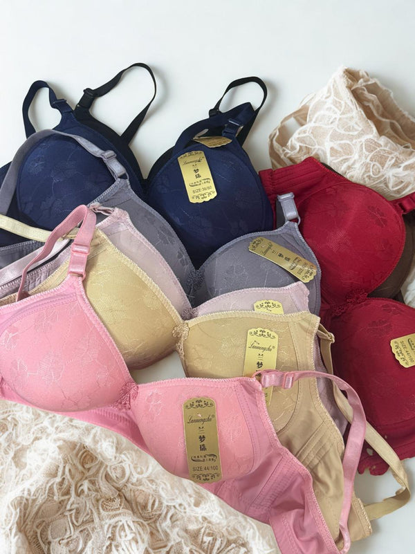 Pack of 2 D Cup Bras Pakistan | Full Coverage Comfortable Bras 34D–44D