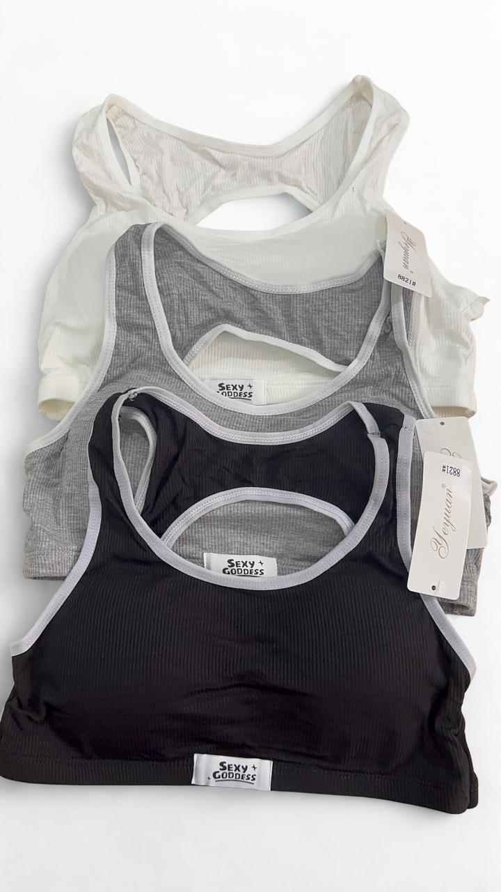 Sports Bra & Panties Set – Wireless, Removable Padding & Free‑Size Comfort