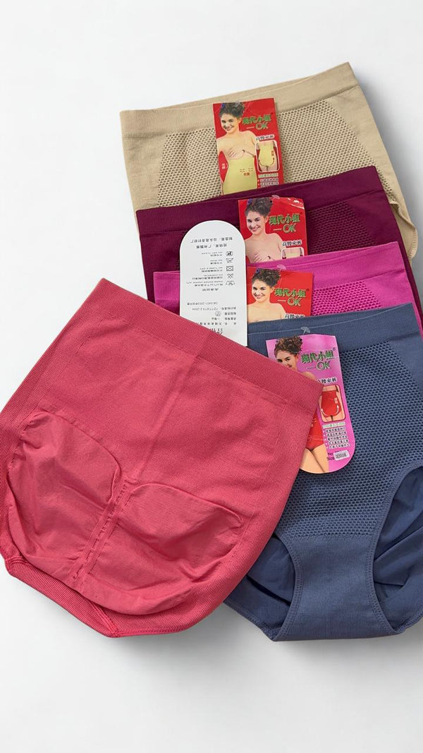 High Waist Tummy Control Panty for Women – Seamless Slimming Shapewear Breathable Comfort (Free Size)