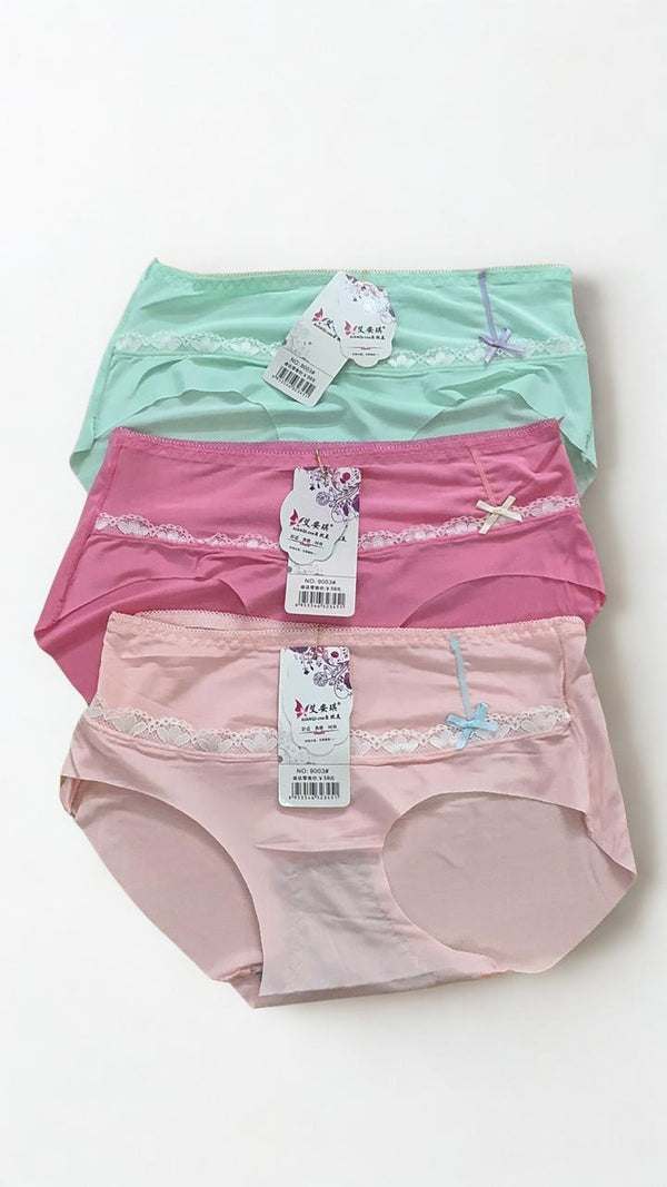 Pack of 3 Teen Girls Panties Set Pakistan | Soft Stretch Free Size Panties