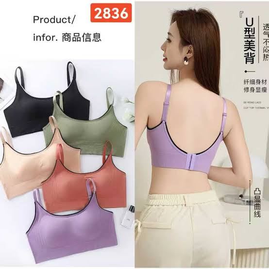 Silken Pack of 2 Wireless Neck Bralette Cami Bras for Women & Girls | Soft Stretch Sports Bra Bundle