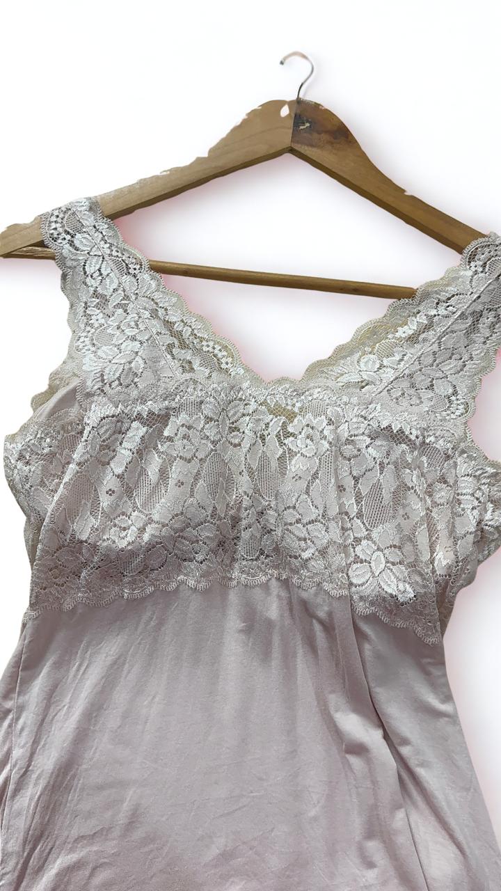 Lace Camisole Top – Soft Stretchy Fabric, Comfortable Nightwear for Women| Free Size|