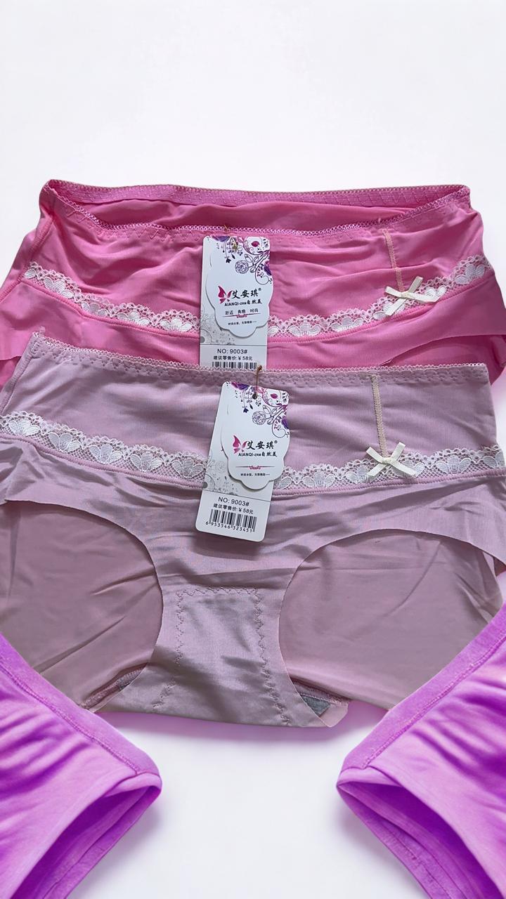 Pack of 2 Teen Girls Panties Set – Soft Stretch Free Size Panties | Random Colors | Everyday Comfort