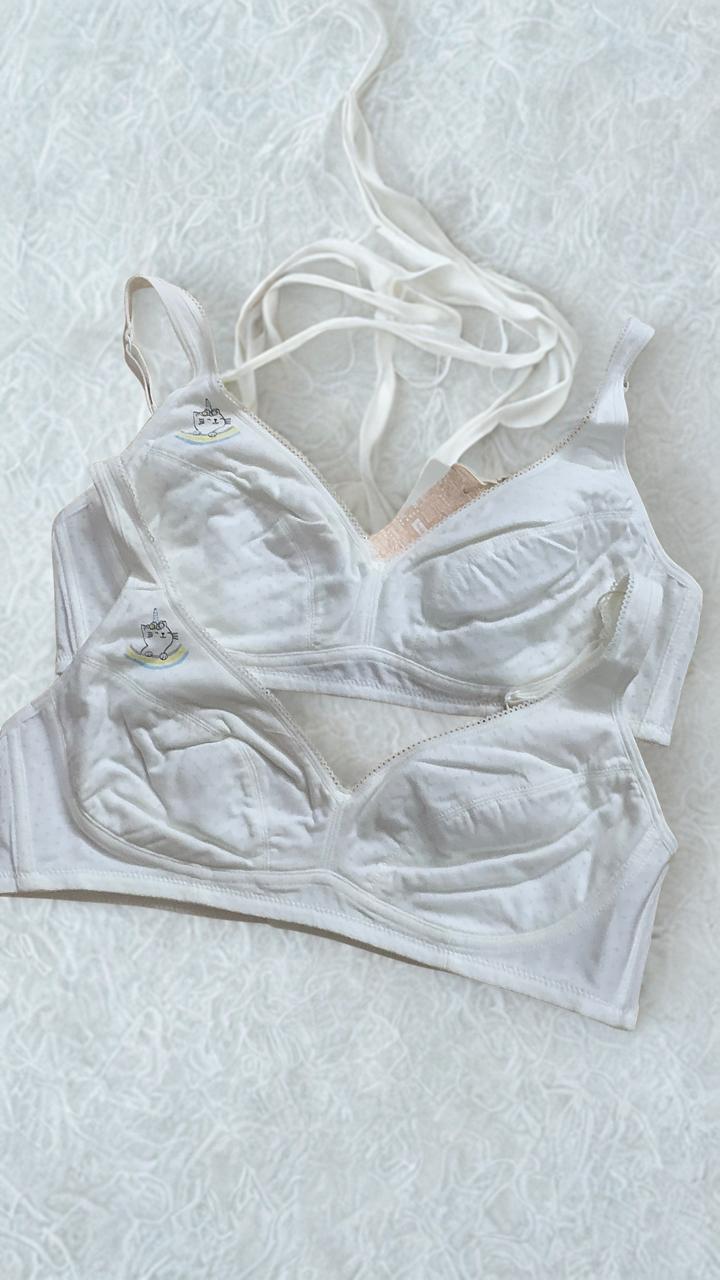 Teen Girls Lightly Padded Training Bra – Adjustable Straps & Back Hook | Sizes 28–34