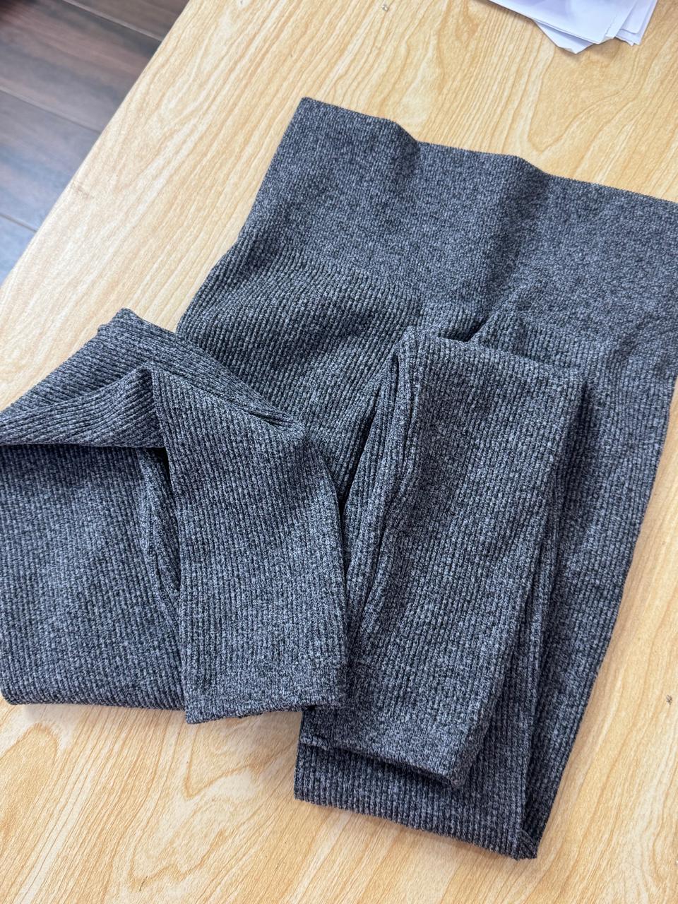 Women's High Waist Stretchable Yoga Tights – Grey | Free Size