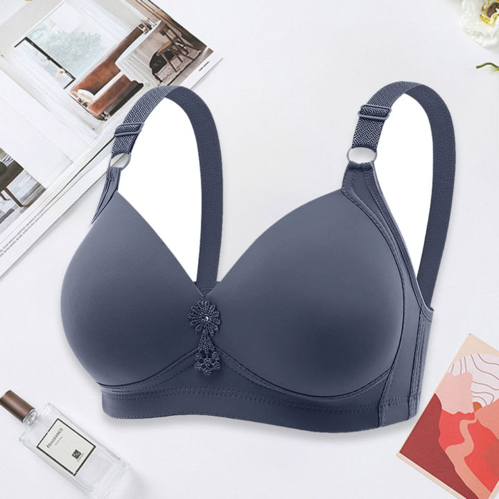 Wireless Foam-Padded Lifting Bra – Non-Wired Comfort for C-D Cups | Adjustable Straps|36-42